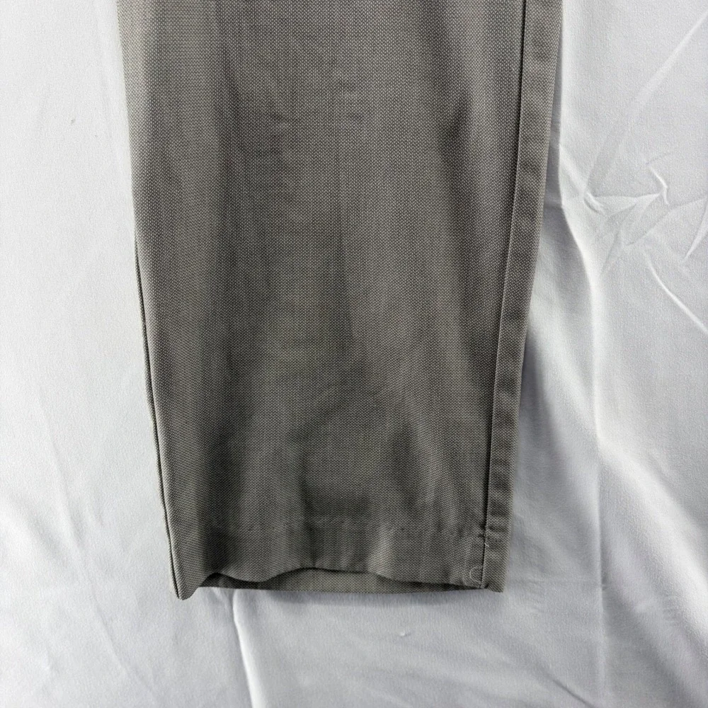 Banana Republic Mens Gray NonIron Tailored Slim Fit Dress Pants 32x34 Fits 32x33